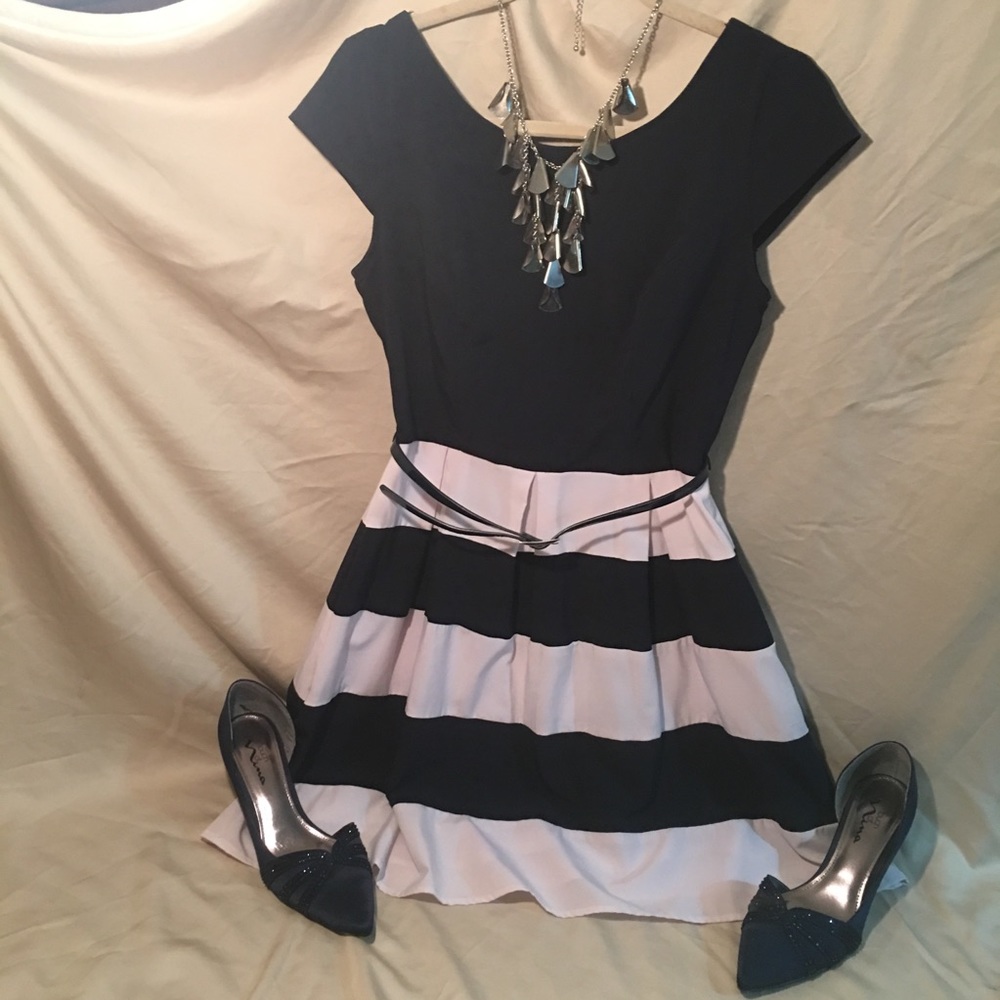 DONATED Striped Dress